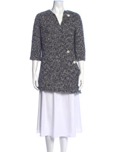 Pre-owned Celine 2014 Wool Jacket In Gray