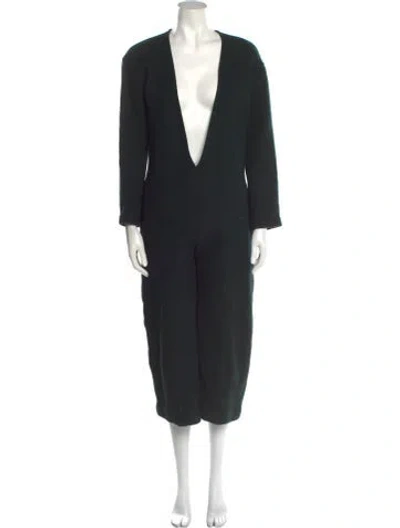Pre-owned Celine 2015 Cashmere Jumpsuit In Green