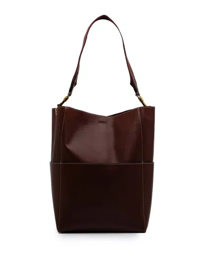 Pre-owned Celine 2015 Medium Leather Seau Sangle Bucket Bag