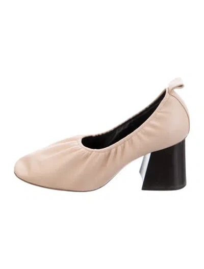 Pre-owned Celine 2015 Soft Ballerina Pumps In Neutrals