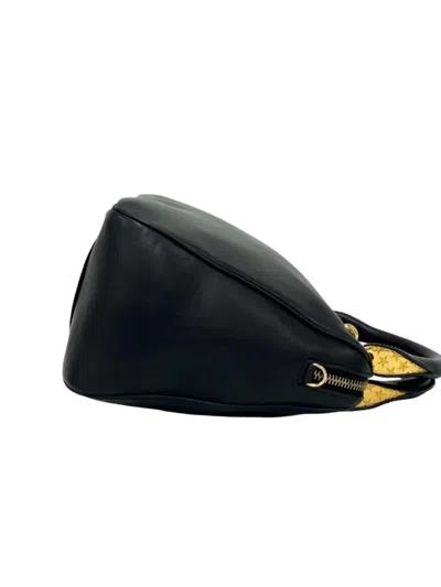 Pre-owned Celine 2016 Leather Satchel In Black