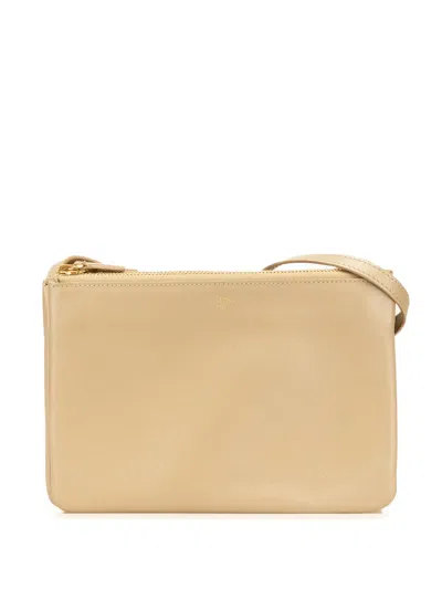 Pre-owned Celine 2016 Small Lambskin Trio Crossbody Bag