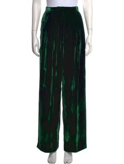 Pre-owned Celine 2016 Wide Leg Pants In Green