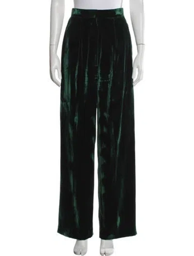 Pre-owned Celine 2016 Wide Leg Pants In Green