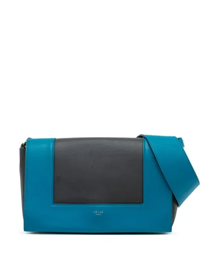 Pre-owned Celine 2017 Leather Frame Shoulder Bag In Black