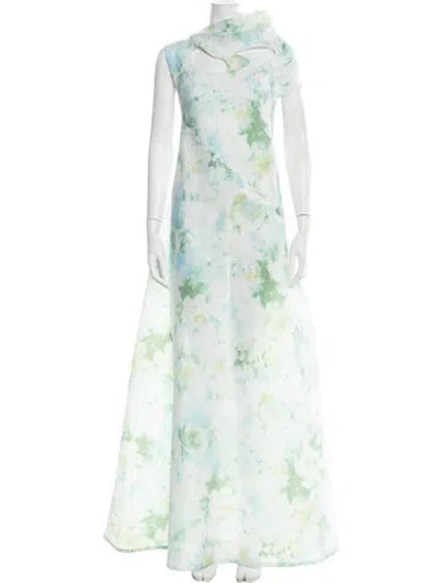 Pre-owned Celine 2017 Long Dress In Blue