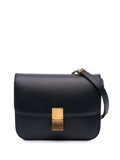 Pre-owned Celine 2017 Medium Calfskin Classic Box Crossbody Bag