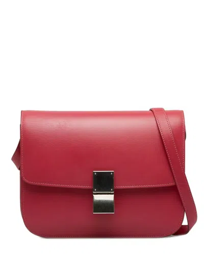 Pre-owned Celine 2017 Medium Classic Box Shoulder Bag In Pink