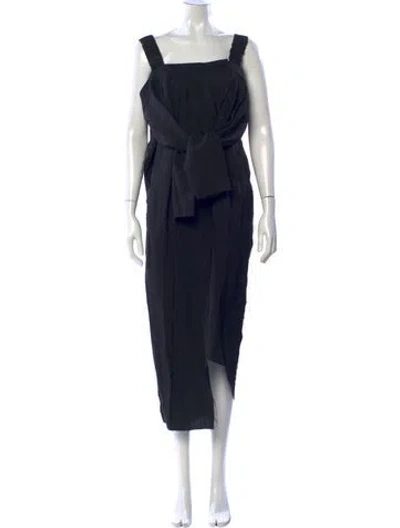 Pre-owned Celine 2017 Midi Length Dress W/ Tags In Blue