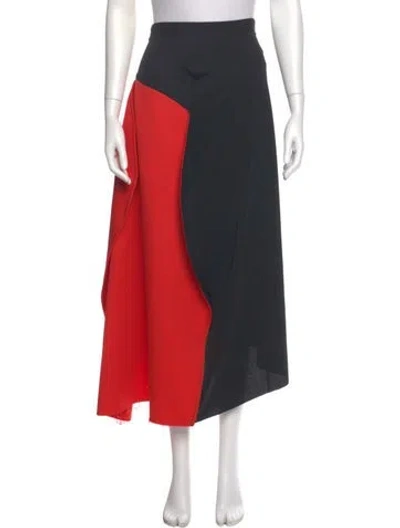 Pre-owned Celine 2017 Midi Length Skirt W/ Tags In Black