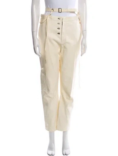 Pre-owned Celine 2017 Straight Leg Pants In Neutral
