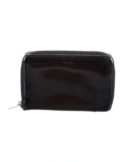 Pre-owned Celine 2018 Compact Wallet In Black