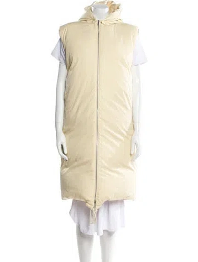 Pre-owned Celine 2018 Down Coat In Neutral