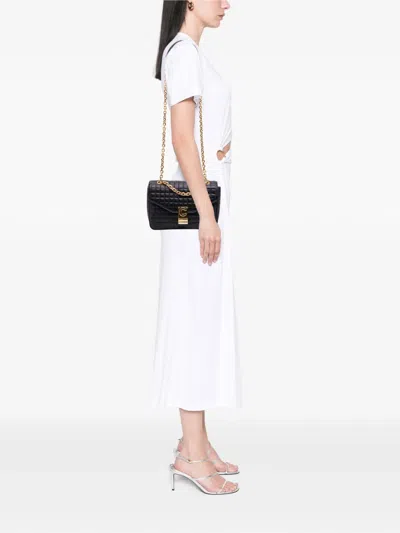 Pre-owned Celine 2018 Medium Quilted Calfskin C Bag Crossbody Bag In Black