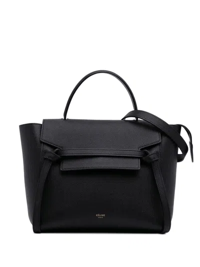 Pre-owned Celine 2018 Micro Grained Calfskin Belt Bag Satchel