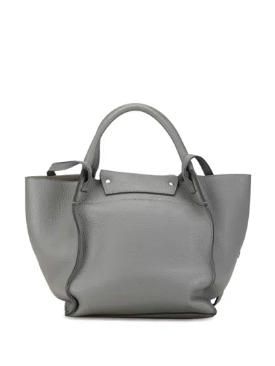 Pre-owned Celine 2018 Small Big Satchel In Grey