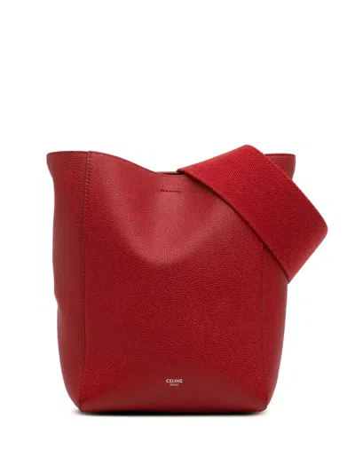 Pre-owned Celine 2018 Small Leather Seau Sangle Bucket Bag