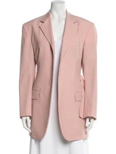 Pre-owned Celine 2018 Wool Blazer In Pink