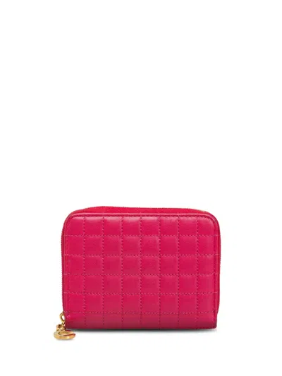 Pre-owned Celine 2019 C Charm Coin Purse In Pink