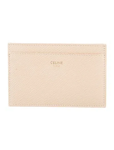 Pre-owned Celine 2019 Card Holder Card Holder In Neutral