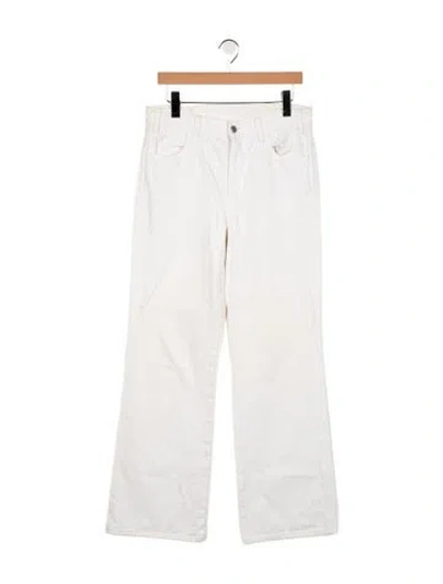 Pre-owned Celine 2019 Flared Jeans In White