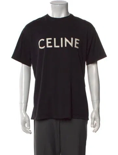 Pre-owned Celine 2019 Graphic Print T-shirt In Black