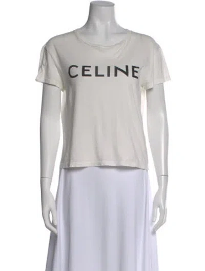 Pre-owned Celine 2019 Graphic Print T-shirt In Gray