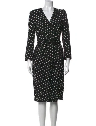 Pre-owned Celine 2019 Knee-length Dress In Black