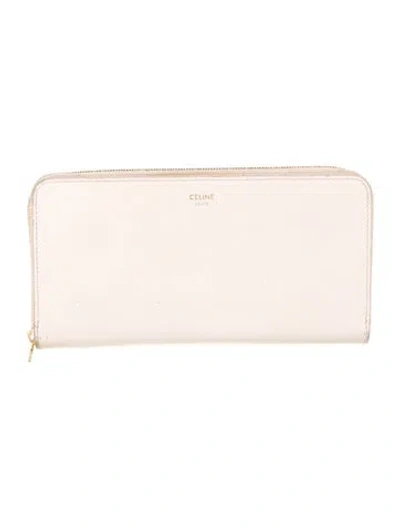 Pre-owned Celine 2019 Leather Continental Wallet In Pink