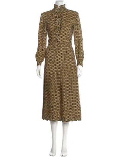 Pre-owned Celine 2019 Long Dress In Neutral