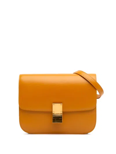 Pre-owned Celine 2019 Medium Calfskin Classic Box Crossbody Bag
