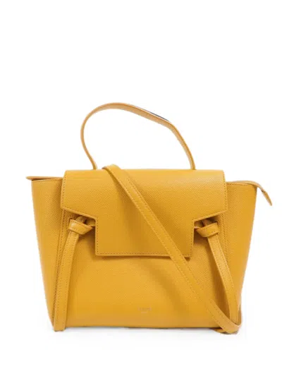 Pre-owned Celine 2019 Micro Belt Handbag In Yellow