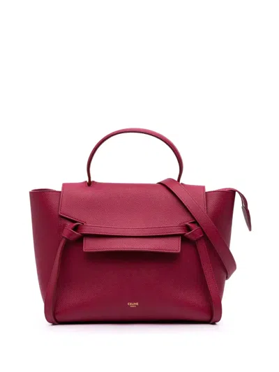Pre-owned Celine 2019 Micro Grained Calfskin Belt Bag Satchel