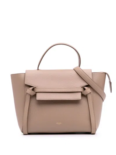 Pre-owned Celine 2019 Micro Grained Calfskin Belt Bag Satchel