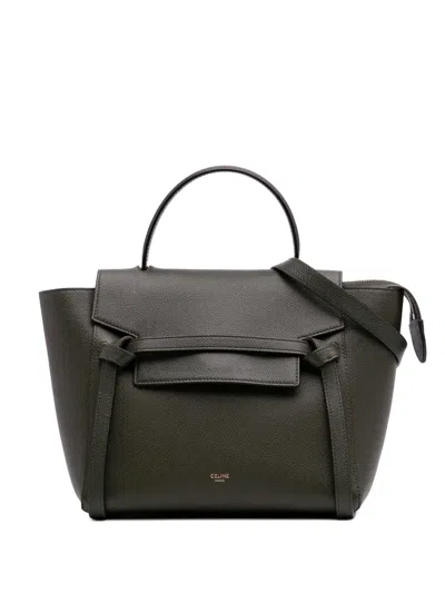 Pre-owned Celine 2019 Micro Grained Calfskin Belt Bag Satchel