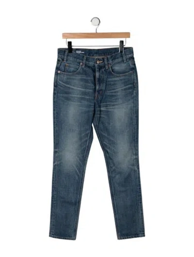 Pre-owned Celine 2019 Straight Leg Jeans W/ Tags In Blue