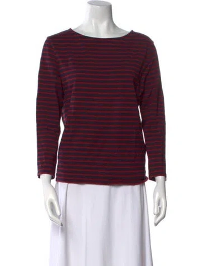 Pre-owned Celine 2019 Striped Top In Red