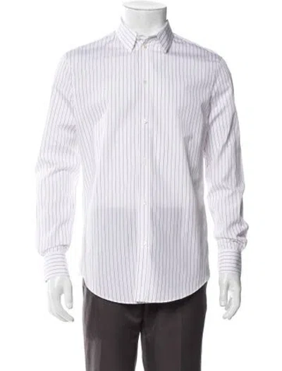 Pre-owned Celine 2019 Striped Tuxedo Shirt In Multi