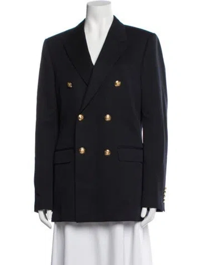 Pre-owned Celine 2019 Wool Blazer In Blue