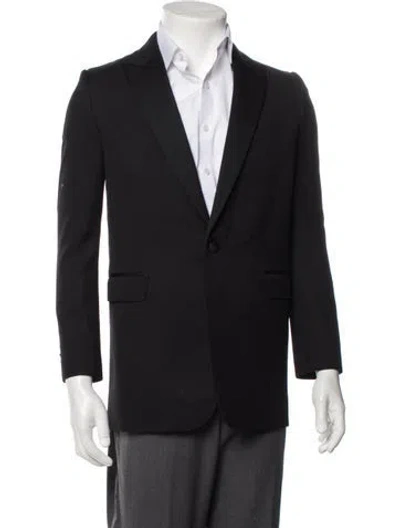 Pre-owned Celine 2019 Wool Blazer W/ Tags In Black