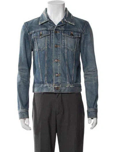 Pre-owned Celine 2019 X Christian Marclay Trucker Jacket In Multi