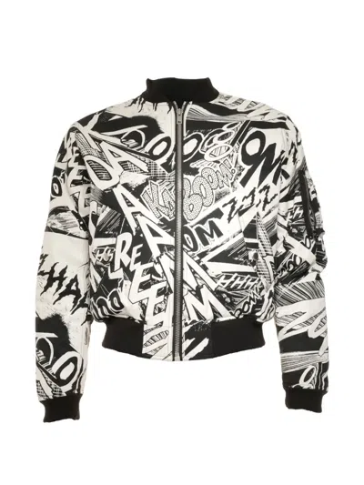 Pre-owned Celine 2019 X Christian Marclay Zip Jacket In White