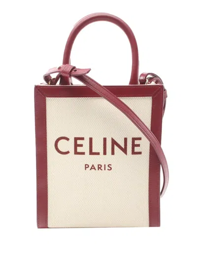 Pre-owned Celine 2020-2024 Mini Canvas Vertical Cabas Satchel