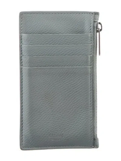 Pre-owned Celine 2020 Card Holder Card Holder In Grey