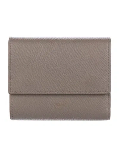Pre-owned Celine 2020  Small Trifold Wallet Compact Wallet In Neutral