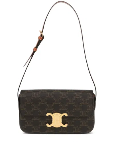 Pre-owned Celine 2020 Claude Shoulder Bag In Brown