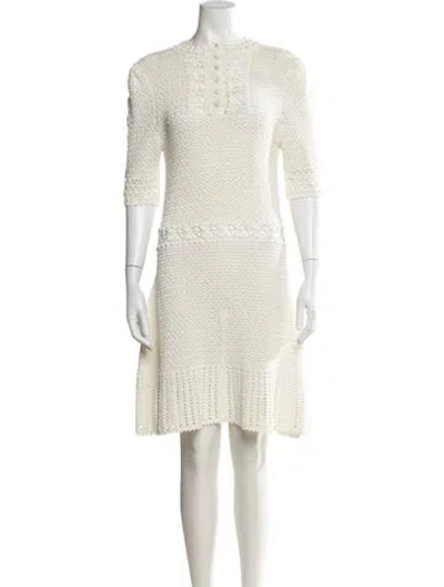 Pre-owned Celine 2020 Knee-length Dress In Neutrals