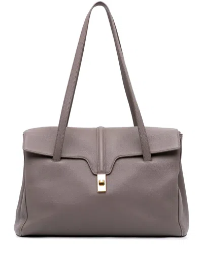 Pre-owned Celine 2020 Medium Grained Calfskin Soft 16 Shoulder Bag