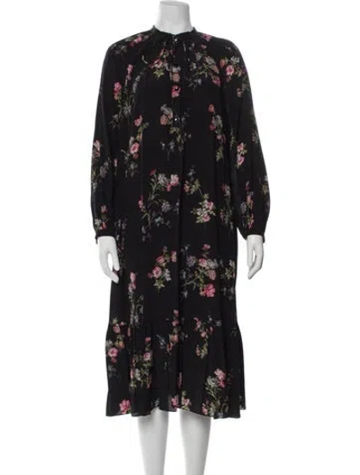 Pre-owned Celine 2020 Midi Length Dress W/ Tags In Black