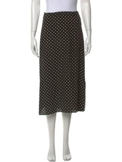 Pre-owned Celine 2020 Midi Length Skirt In Black
